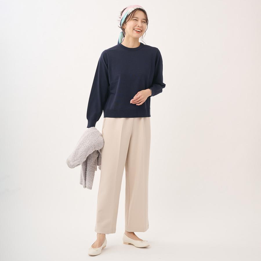 レディース ボトムス パンツ ワイド イージー 撥水 防汚 ウォッシャブル ストレッチ 春 おしゃれ  通販|【すごナノ撥水】イージーワイドパンツ  KEYUCA(ケユカ) | KEYUCA | 04