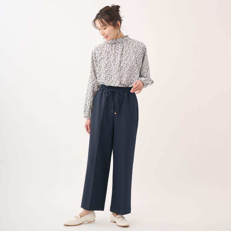 レディース ボトムス パンツ ワイド イージー 撥水 防汚 ウォッシャブル ストレッチ 春 おしゃれ  通販|【すごナノ撥水】イージーワイドパンツ  KEYUCA(ケユカ) | KEYUCA | 13