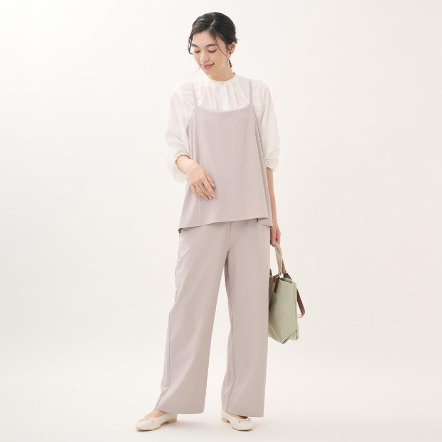 レディース トップス シャツ ブラウス フレア シンプル 撥水 防汚 ウォッシャブル 春 おしゃれ 通販|【すごナノ撥水】バンドカラーフレアシャツ KEYUCA(ケユカ) | KEYUCA | 06