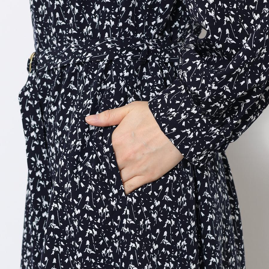 レディース ワンピース ワンピ ギャザー シャツワンピ 撥水 防汚 ウォッシャブル 春 おしゃれ 通販|【すごナノ撥水】ベルト付ギャザーワンピース KEYUCA(ケユカ) | KEYUCA | 12