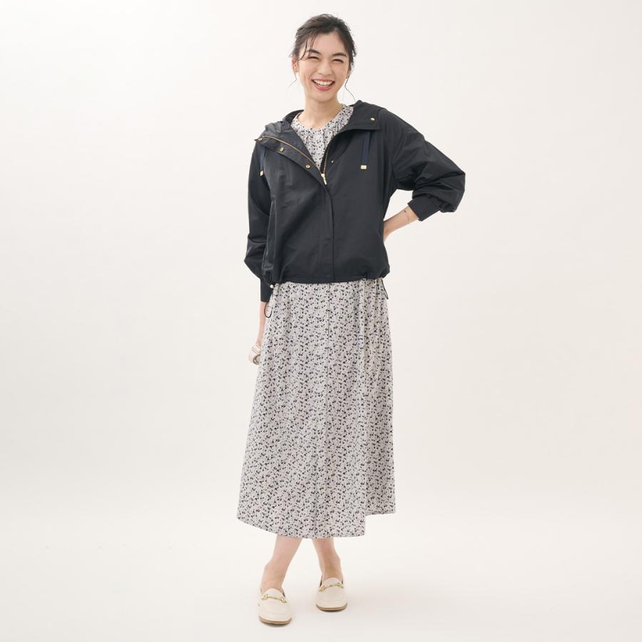 レディース ワンピース ワンピ ギャザー シャツワンピ 撥水 防汚 ウォッシャブル 春 おしゃれ 通販|【すごナノ撥水】ベルト付ギャザーワンピース KEYUCA(ケユカ) | KEYUCA | 01