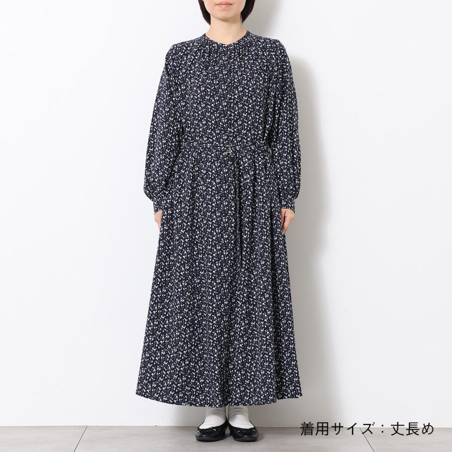 レディース ワンピース ワンピ ギャザー シャツワンピ 撥水 防汚 ウォッシャブル 春 おしゃれ 通販|【すごナノ撥水】ベルト付ギャザーワンピース KEYUCA(ケユカ) | KEYUCA | 08