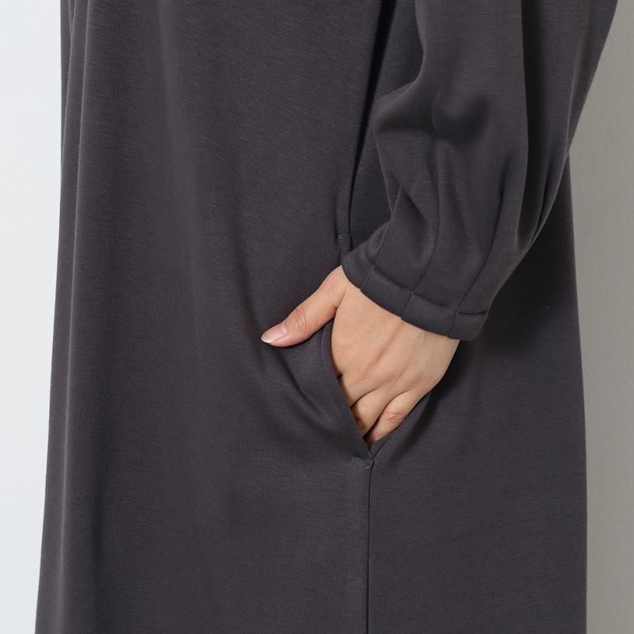 レディース ワンピース ワンピ フーディー フード付 静電気軽減 あったか ウォッシャブル 冬 おしゃれ 通販|裏シャギーフーディーワンピース KEYUCA(ケユカ) | KEYUCA | 09