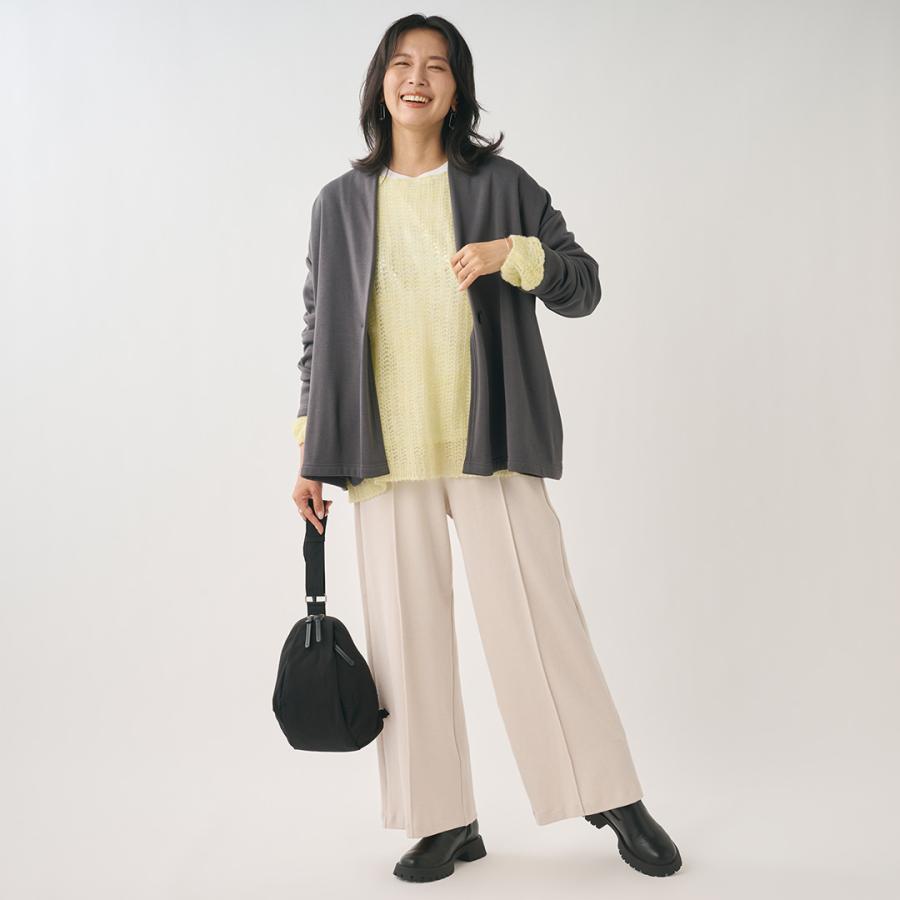 レディース トップス カーディガン ガウン 羽織り 裏シャギー あったか ウォッシャブル 冬 おしゃれ 通販|裏シャギーガウンカーディガン KEYUCA(ケユカ) | KEYUCA | 02