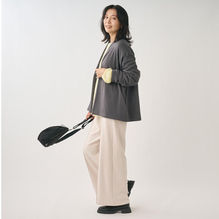 レディース トップス カーディガン ガウン 羽織り 裏シャギー あったか ウォッシャブル 冬 おしゃれ 通販|裏シャギーガウンカーディガン KEYUCA(ケユカ) | KEYUCA | 04