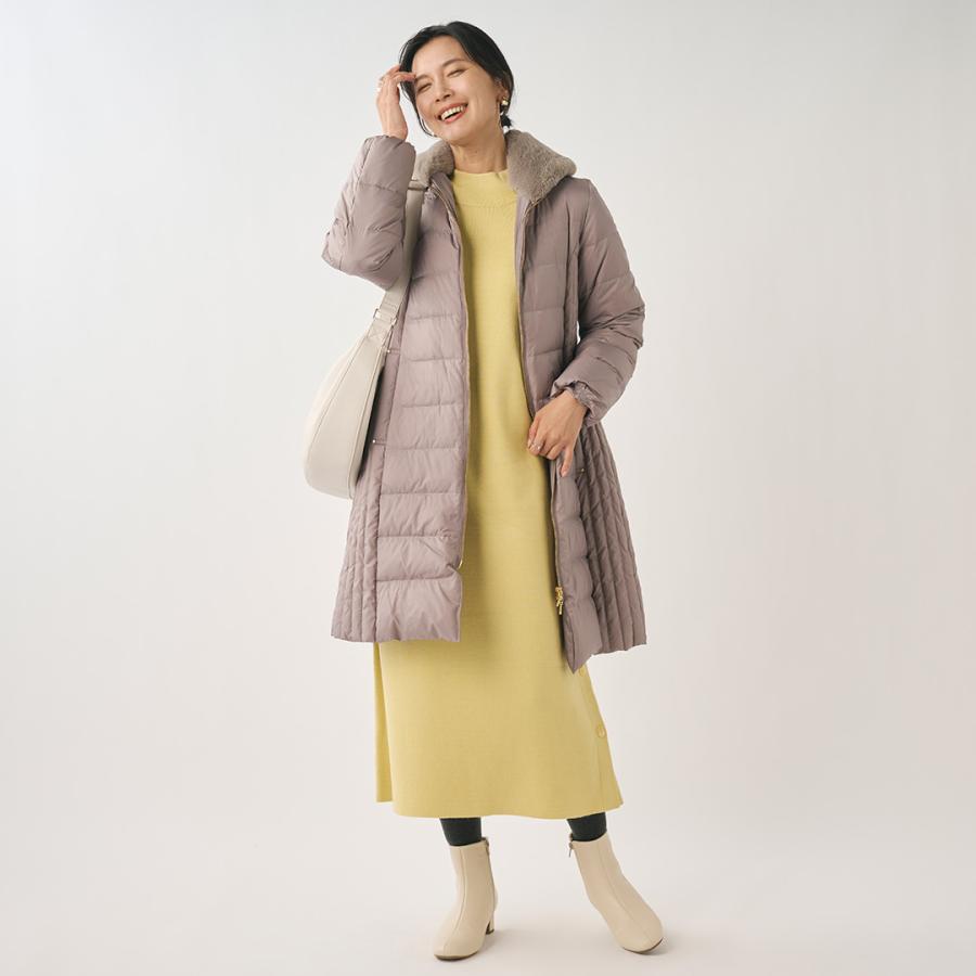 レディース ワンピース ワンピ ニットワンピ ニット 柔らか ウォッシャブル おしゃれ 通販|サイドボタンニットワンピース KEYUCA(ケユカ) | KEYUCA | 04