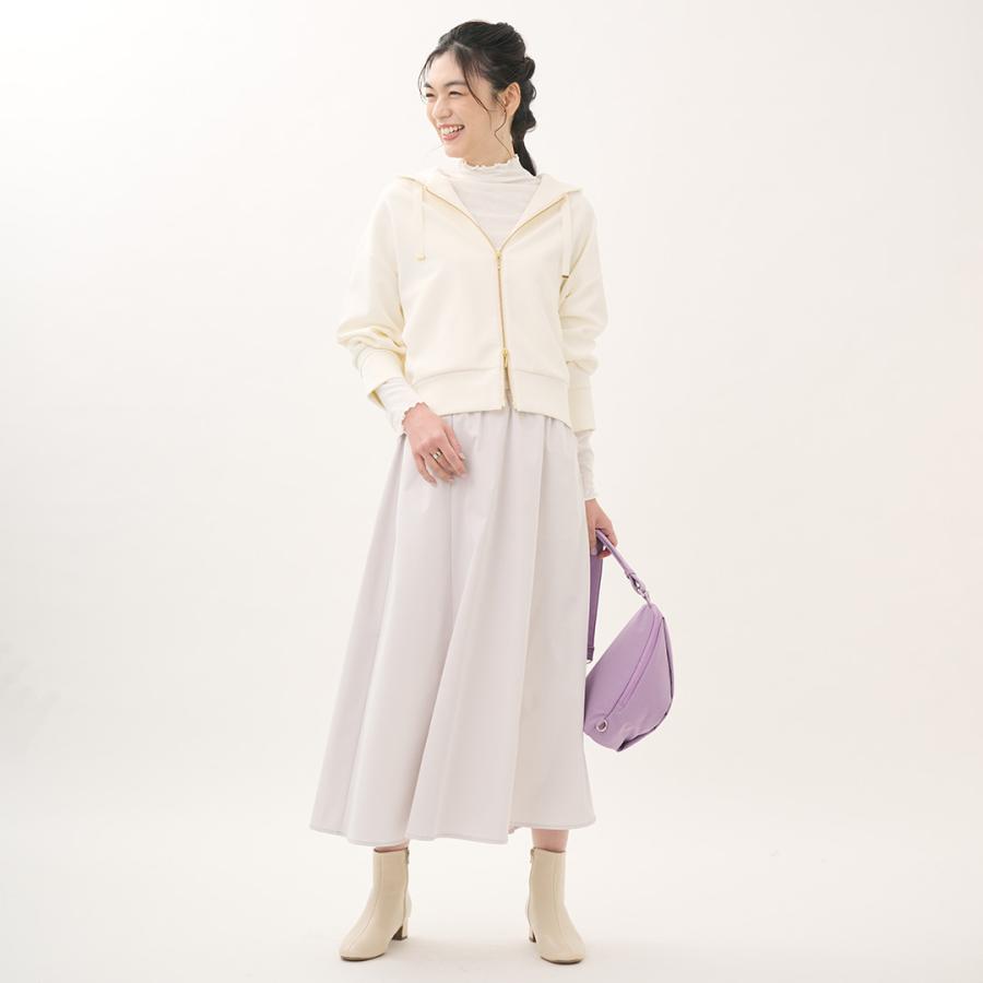 レディース ボトムス スカート フレア 撥水 防汚 ウォッシャブル Aライン 美シルエット おしゃれ 通販|【すごナノ撥水】タフタフレアスカート KEYUCA(ケユカ)の画像