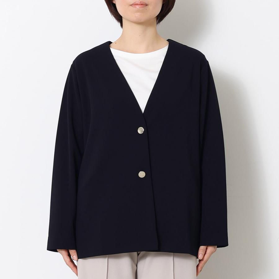 レディース ジャケット カーデ 羽織り 撥水 防汚 ウォッシャブル ストレッチ 春 通販|【すごナノ撥水】ジョーゼットポンチジャケットカーデ KEYUCA(ケユカ) | KEYUCA | 03