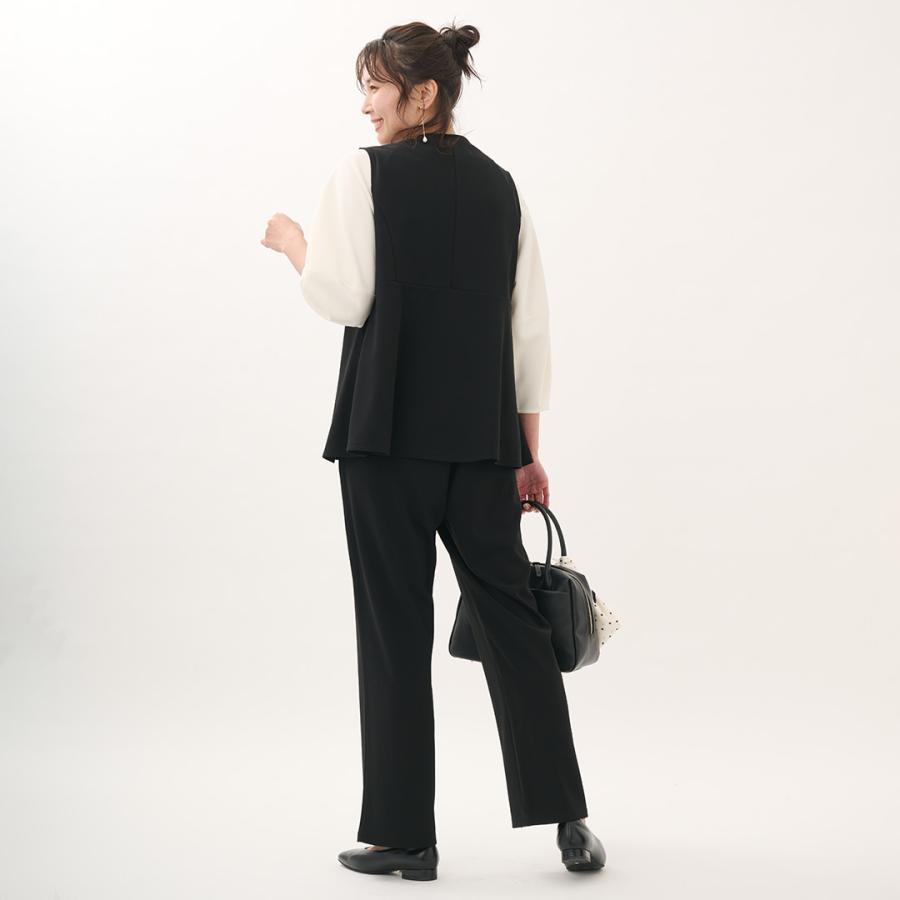 KEYUCA（ケユカ） レディース アウター ジレ 撥水 防汚 ウォッシャブル