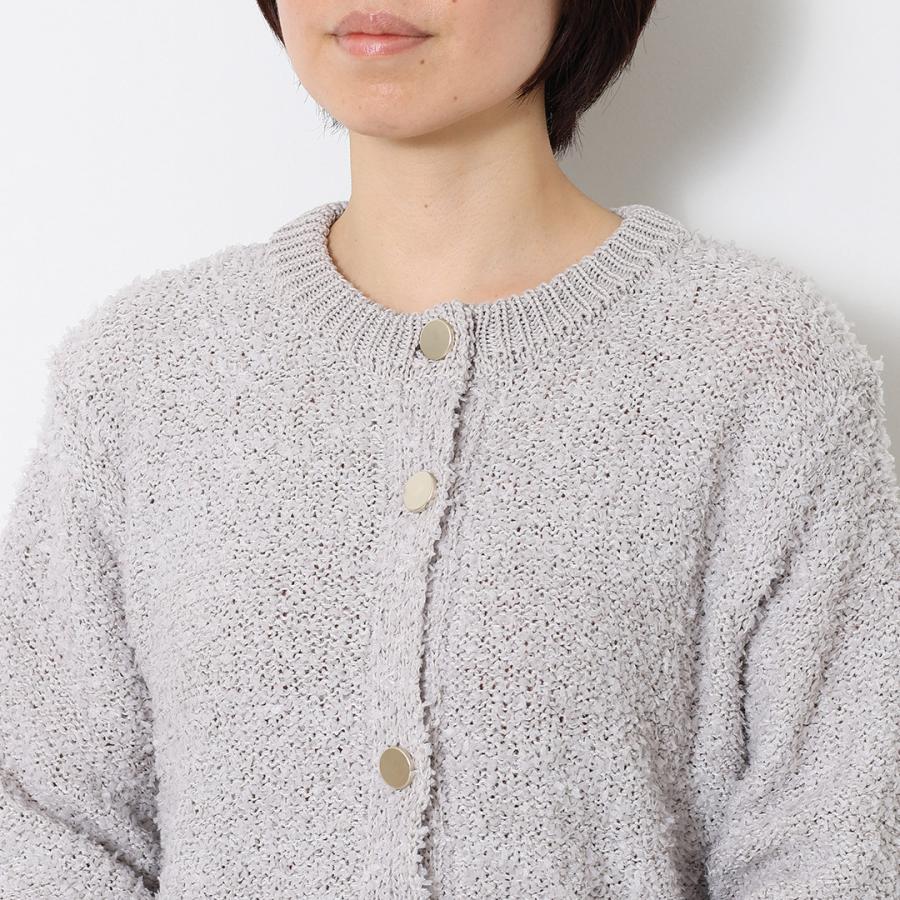 レディース トップス カーディガン ニット リボンヤーン 金ボタン 春 ウォッシャブル おしゃれ  通販|リボンヤーン金ボタンニットカーディガン  KEYUCA(ケユカ) | KEYUCA | 07