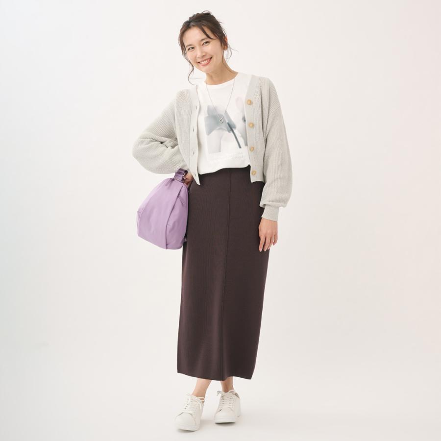 レディース トップス カーディガン ニット コンパクト 羽織 ドライ 天然 春 春夏 ウォッシャブル おしゃれ 通販|片畦アイレットカーディガン KEYUCA(ケユカ) | KEYUCA | 05