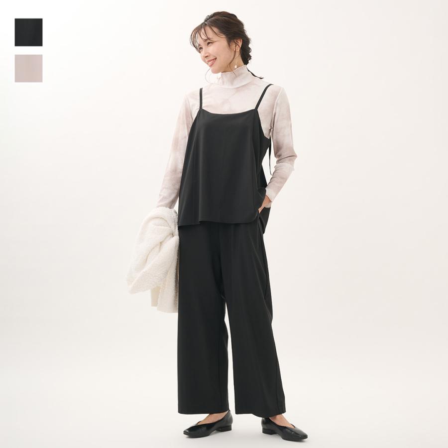 レディース オールインワン キャミ キャミソール ストレートワイド ストレッチ UV ウォッシャブル 春 おしゃれ 通販|キャミソールオールインワン KEYUCA(ケユカ) | KEYUCA