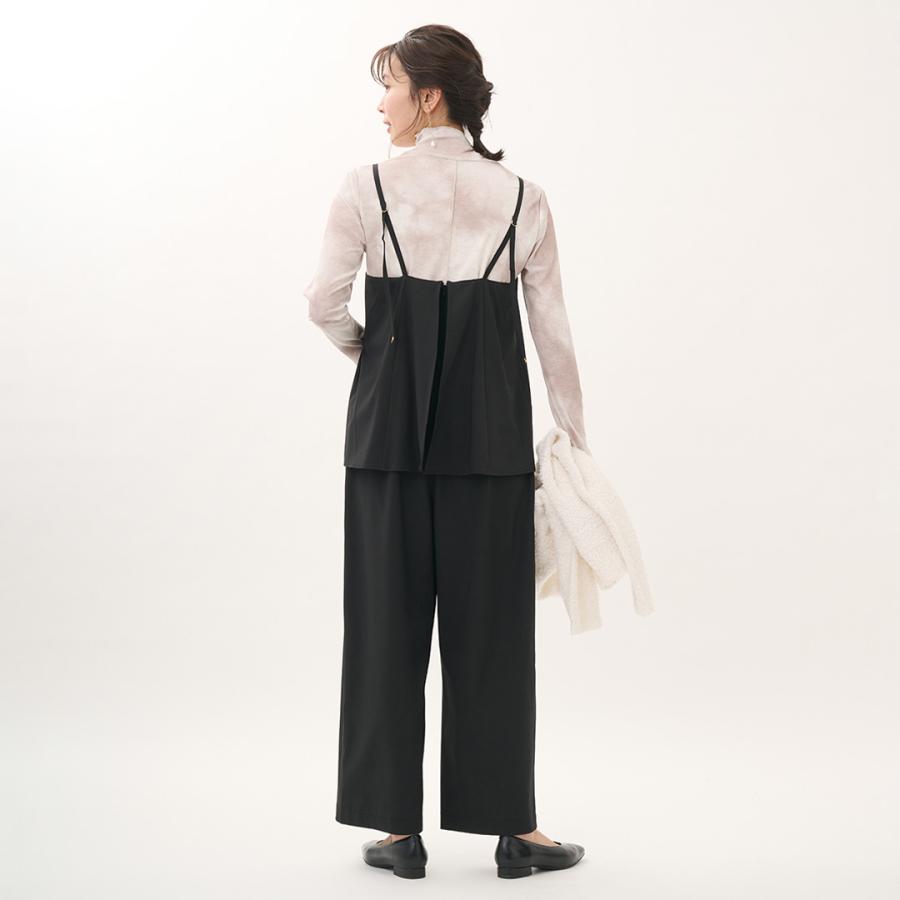 レディース オールインワン キャミ キャミソール ストレートワイド ストレッチ UV ウォッシャブル 春 おしゃれ 通販|キャミソールオールインワン KEYUCA(ケユカ) | KEYUCA | 05