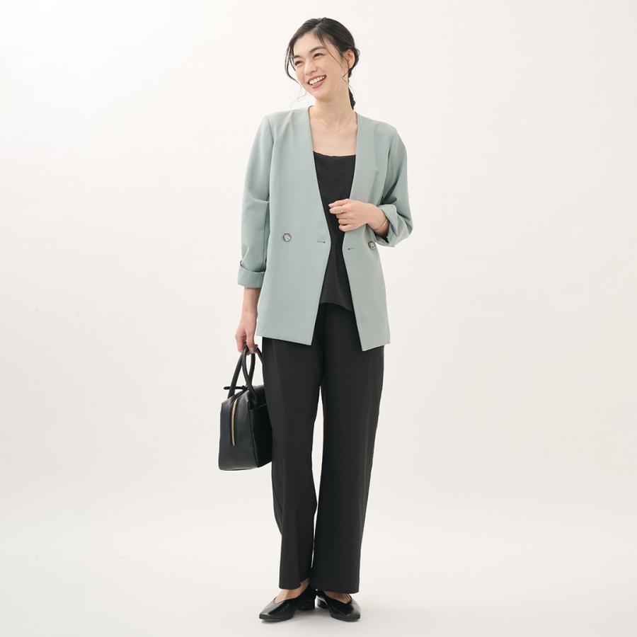 レディース オールインワン キャミ キャミソール ストレートワイド ストレッチ UV ウォッシャブル 春 おしゃれ 通販|キャミソールオールインワン KEYUCA(ケユカ) | KEYUCA | 07