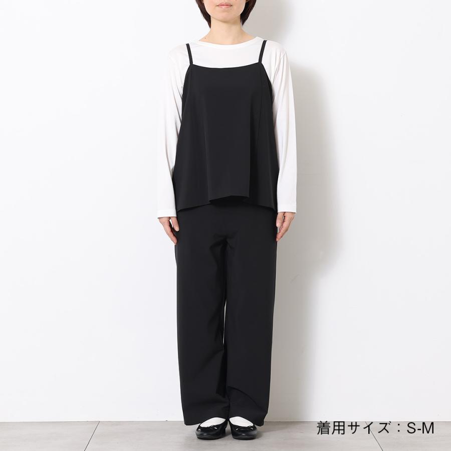 レディース オールインワン キャミ キャミソール ストレートワイド ストレッチ UV ウォッシャブル 春 おしゃれ 通販|キャミソールオールインワン KEYUCA(ケユカ) | KEYUCA | 08