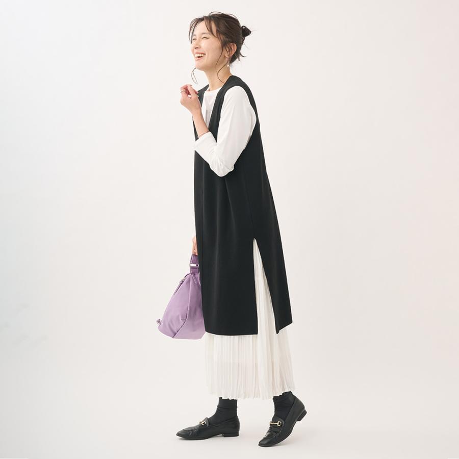 KEYUCA（ケユカ） レディース トップス ベスト ロング Vネック
