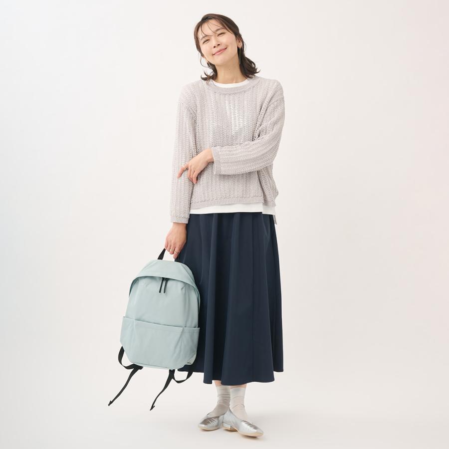 レディース トップス ニット 透かし メッシュ シンプル 春 ウォッシャブル おしゃれ  通販|テープヤーン透カシニットトップス  KEYUCA(ケユカ) | KEYUCA | 01