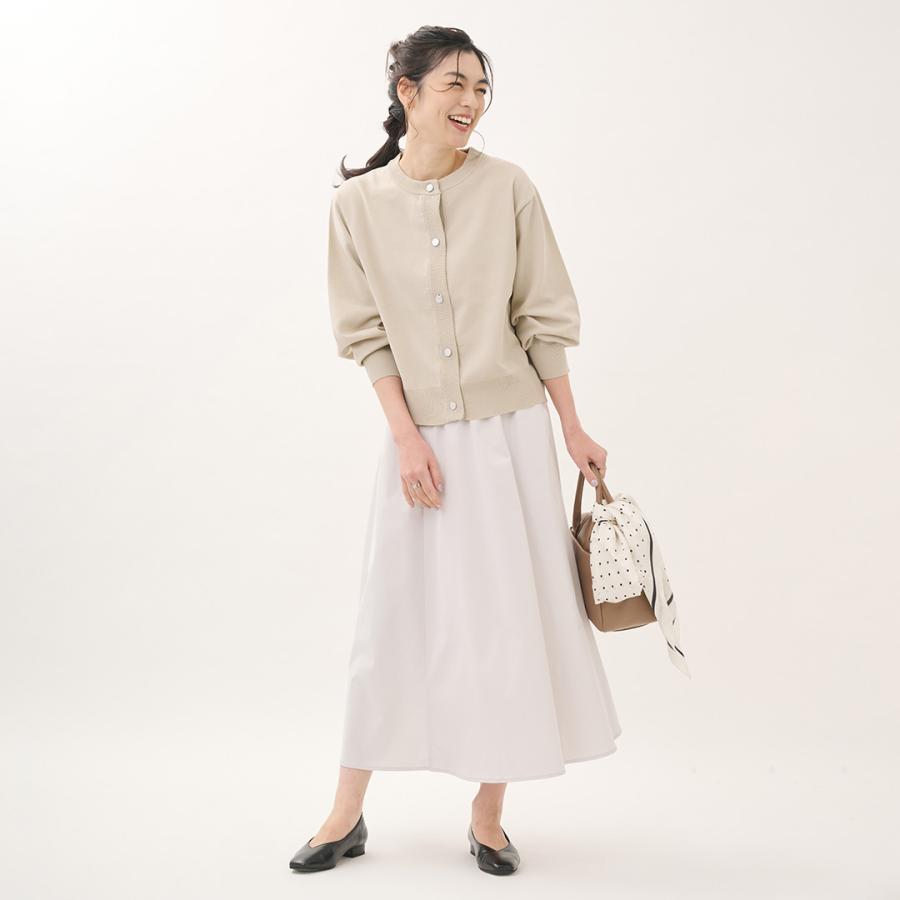 レディース トップス ライトアウター カーディガン ニット 軽量 ウォッシャブル 春 おしゃれ 通販|クルーネックスポンジニットカーディガン KEYUCA(ケユカ) | KEYUCA | 06