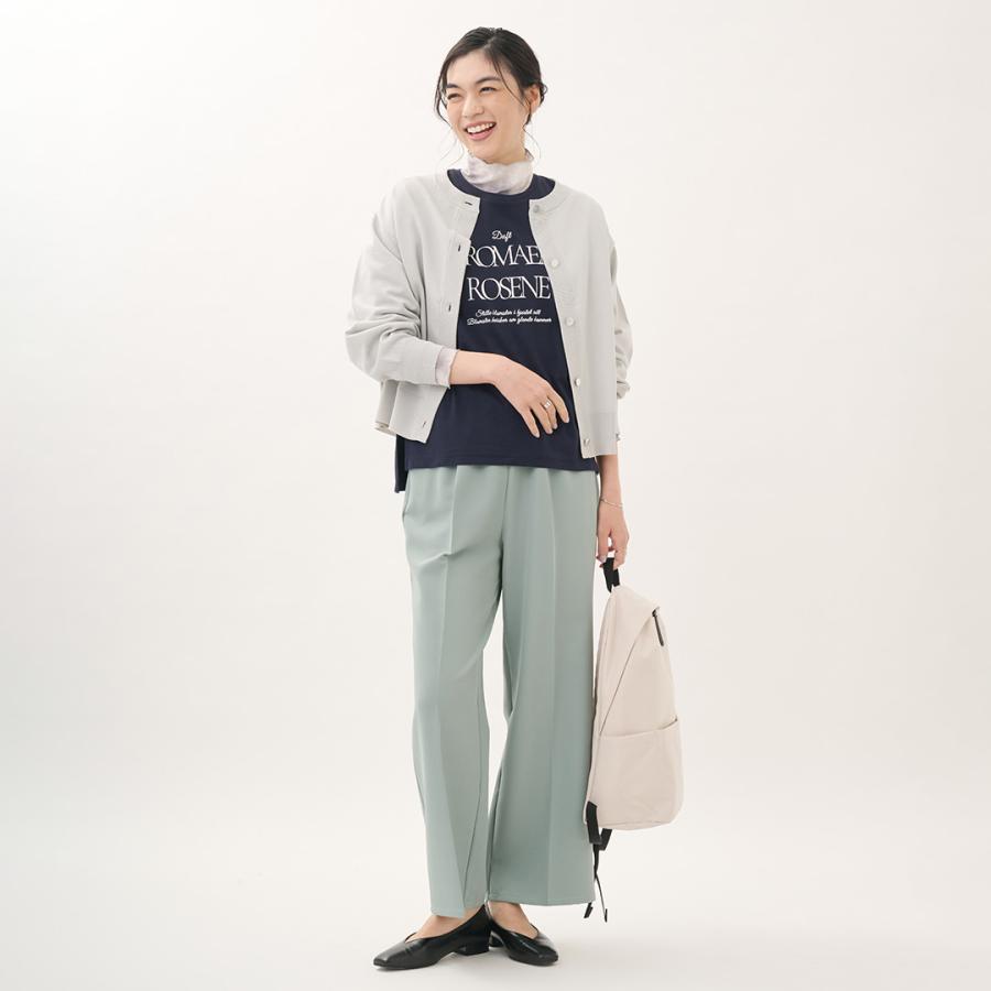 レディース トップス ライトアウター カーディガン ニット 軽量 ウォッシャブル 春 おしゃれ 通販|クルーネックスポンジニットカーディガン KEYUCA(ケユカ) | KEYUCA | 01