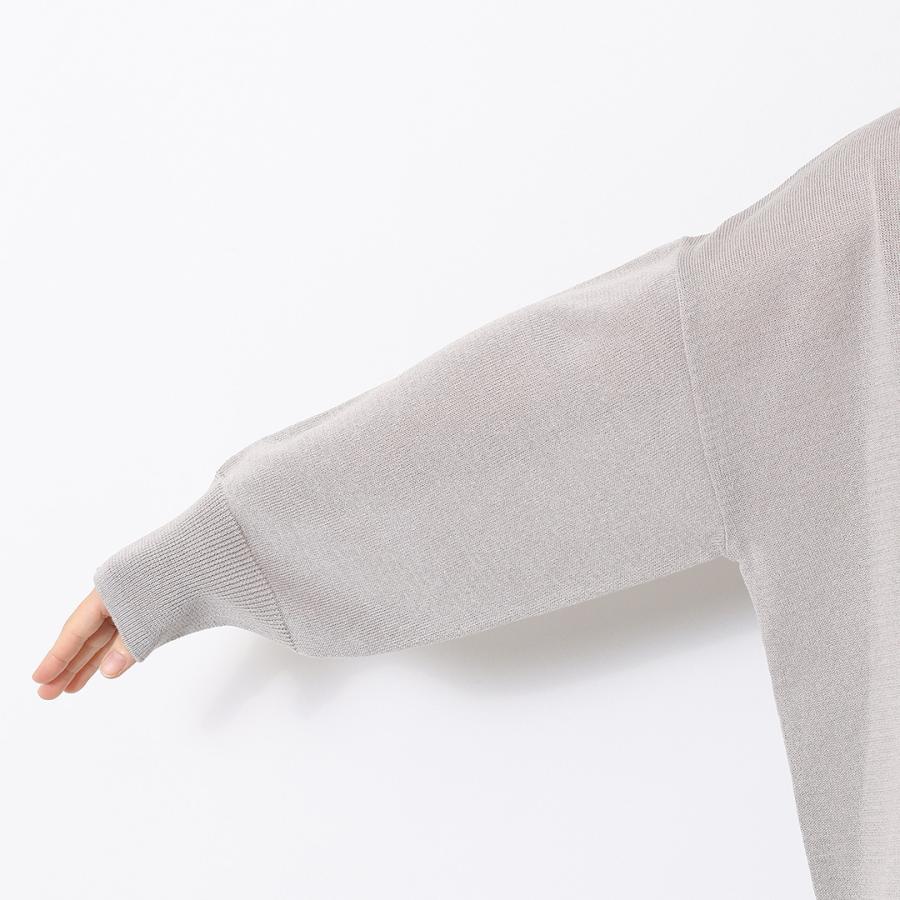 レディース トップス チュニック ニット クルーネック シンプル 透け感 春 春夏 ウォッシャブル おしゃれ 通販|クルーネックニットチュニック KEYUCA(ケユカ) | KEYUCA | 10