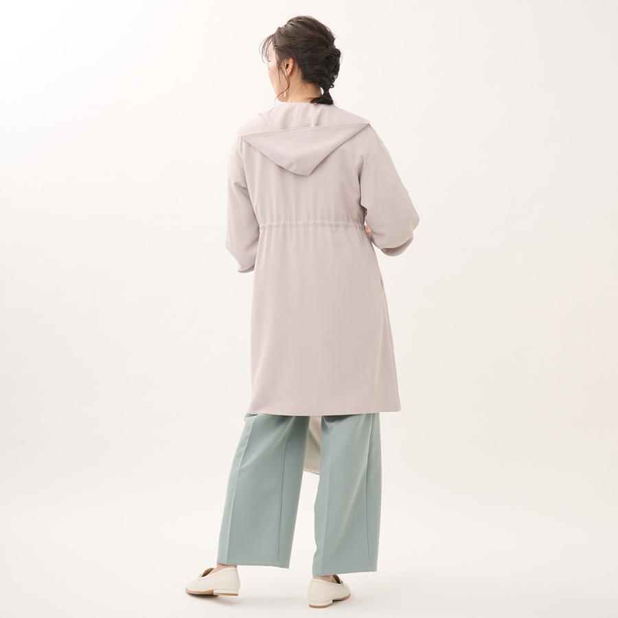 レディース アウター ガウン コート カーディガン ハーフコート ソフト 秋 おしゃれ  通販|カルゼワッシャーライトガウンコート  KEYUCA(ケユカ) | KEYUCA | 05