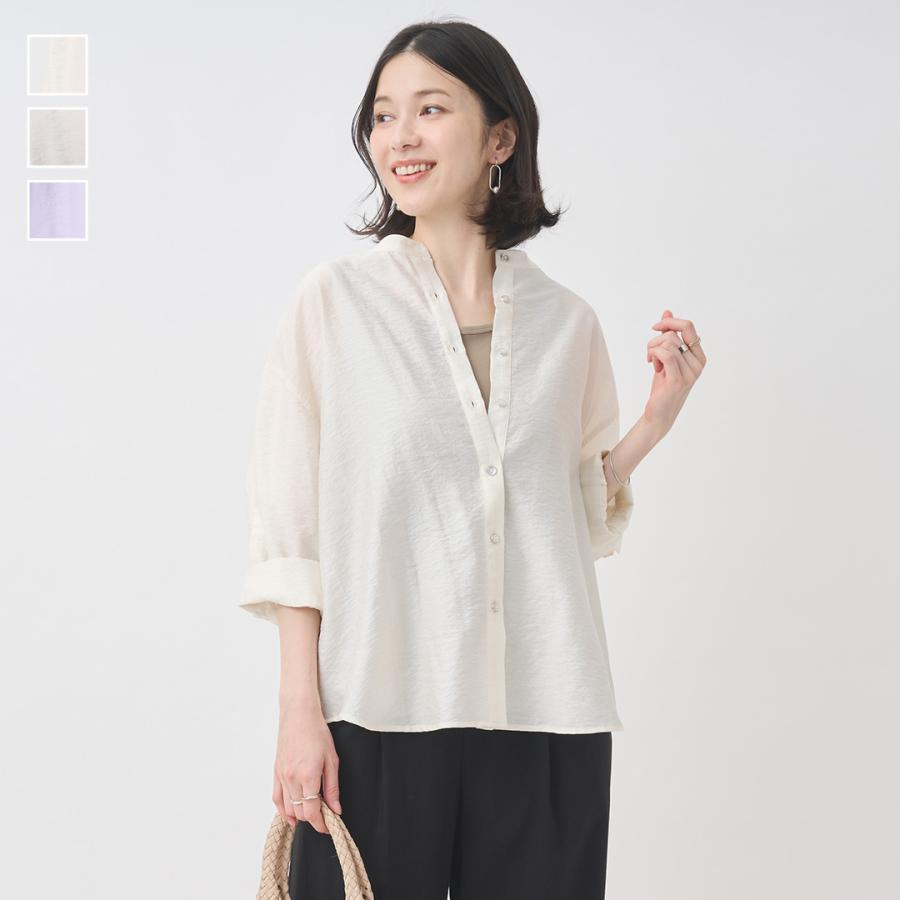 KEYUCA（ケユカ） レディース トップス シアーシャツ 7分袖 