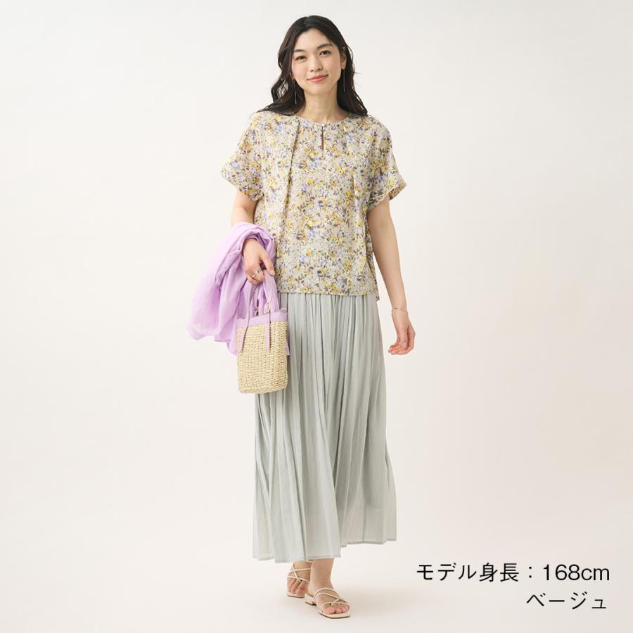 KEYUCA（ケユカ） レディース トップス ブラウス 撥水 防汚 フラワー 