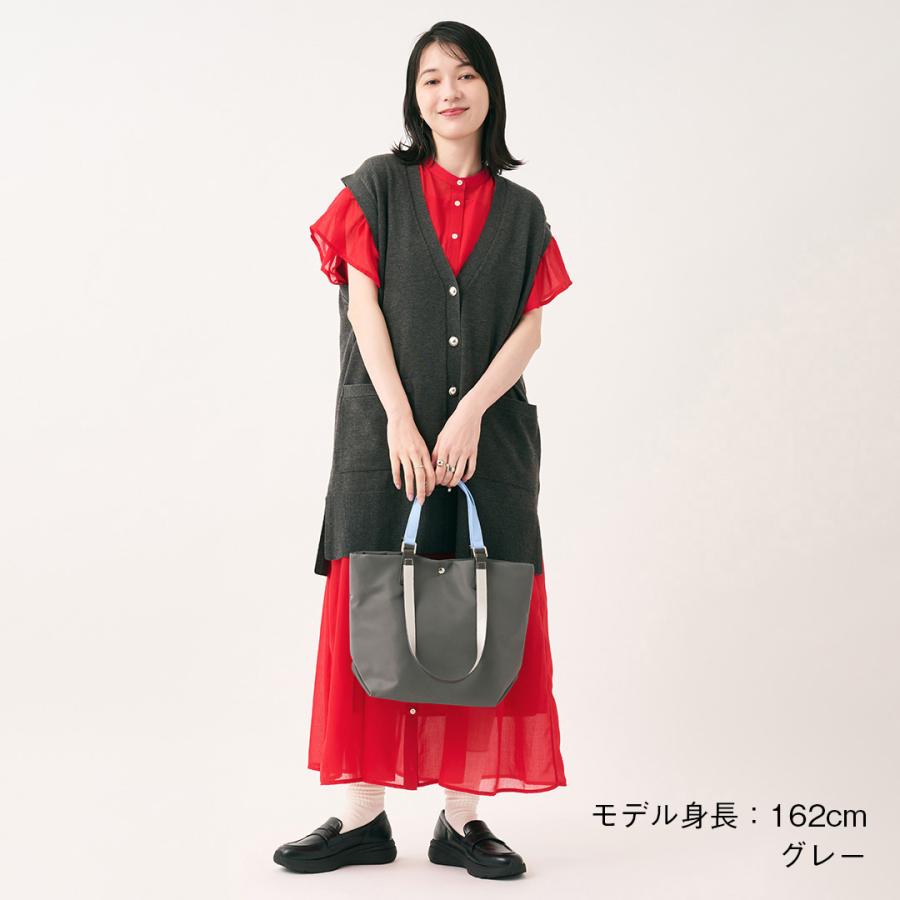 レディース トップス ジレ ベスト Vネック ニット ウール きれいめ リラックス ウォッシャブル 秋 おしゃれ 通販|ウール混Vネックニットジレ KEYUCA(ケユカ) | KEYUCA | 01