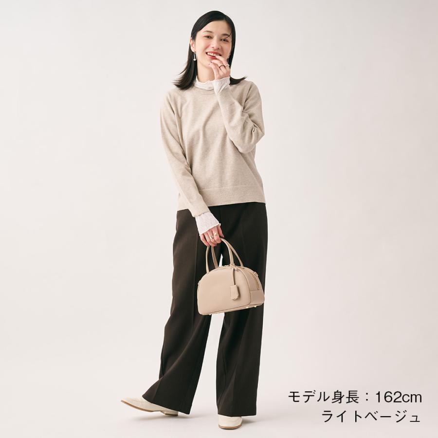 レディース トップス ニット 丸首 ベーシック ウォッシャブル 秋 冬 秋冬コーデ おしゃれ 通販|ベーシッククルーネックニットトップス KEYUCA(ケユカ) | KEYUCA | 04