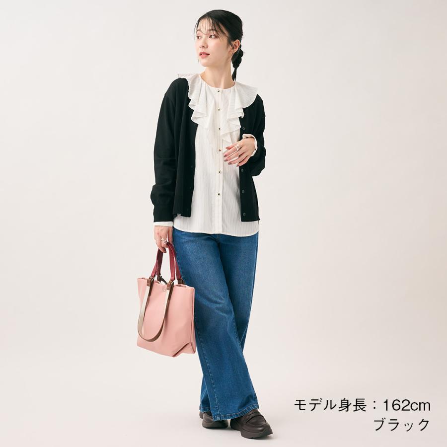 レディース トップス カーディガン ニット 丸首 ベーシック ウォッシャブル 秋 おしゃれ 通販|ベーシッククルーネックニットカーディガン KEYUCA(ケユカ) | KEYUCA | 03