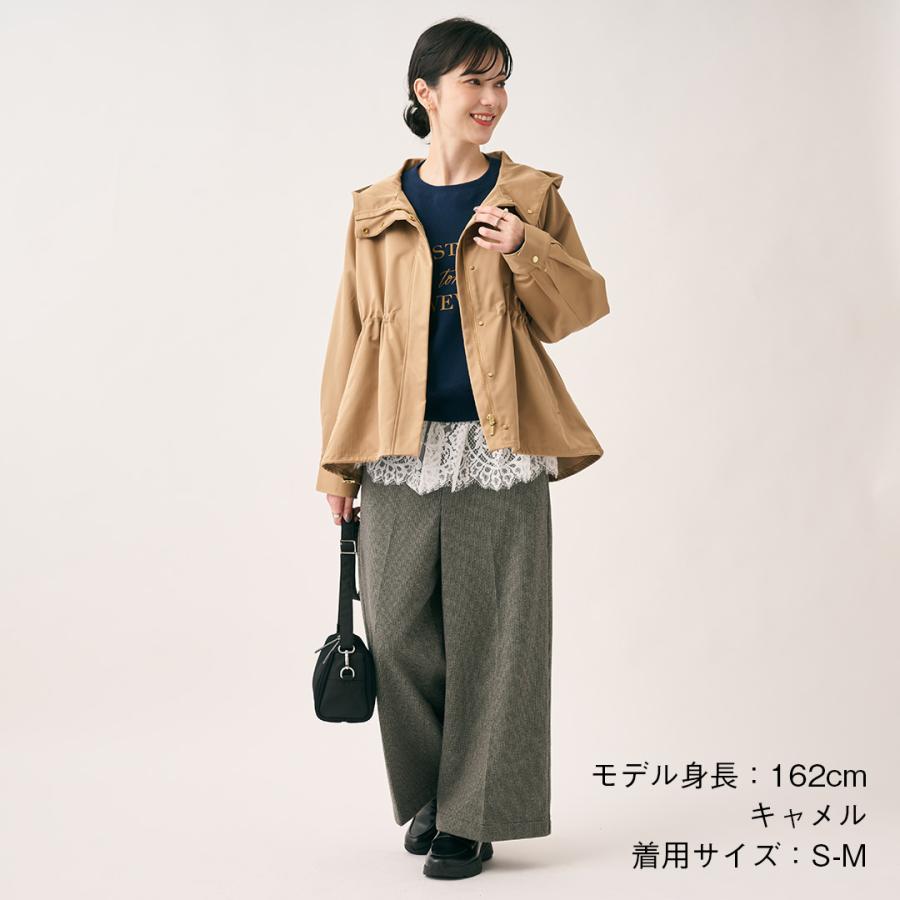 レディース アウター ジャケット フード付 撥水 防汚 ツイル ウォッシャブル 秋 おしゃれ 通販|【すごナノ撥水】フーディージャケット KEYUCA(ケユカ) | KEYUCA | 03
