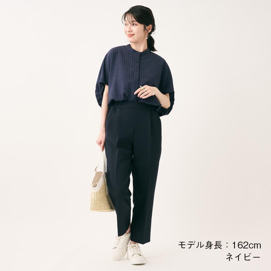 レディース トップス ブラウス プルオーバー 撥水 防汚 ウォッシャブル 秋 おしゃれ 通販|【すごナノ撥水】ギャザースリーブスキッパーブラウス KEYUCA(ケユカ) | KEYUCA | 03