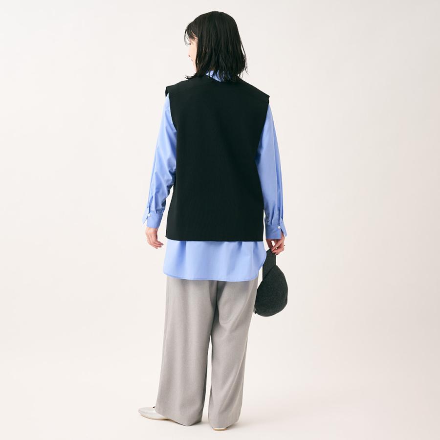 レディース トップス ベスト Vネック タフニット 定番 ゆったり ウォッシャブル 秋 おしゃれ 通販|タフニットサイドシームVネックベスト KEYUCA(ケユカ) | KEYUCA | 05