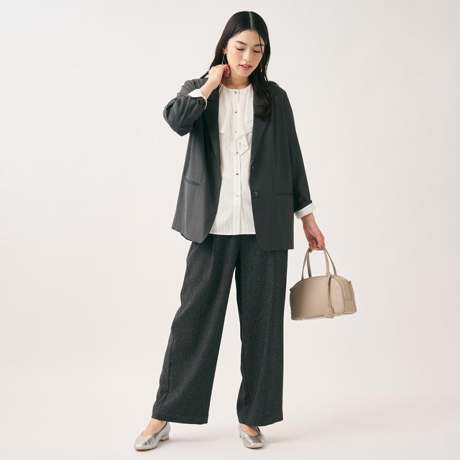 レディース アウター ジャケット シングル シャツジャケット 薄手 羽織り ウォッシャブル 秋 おしゃれ 通販|シングルブレストシャツジャケット KEYUCA(ケユカ) | KEYUCA | 06