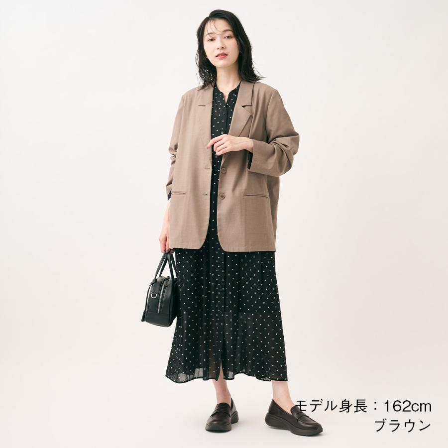 レディース アウター ジャケット シングル シャツジャケット 薄手 羽織り ウォッシャブル 秋 おしゃれ 通販|シングルブレストシャツジャケット KEYUCA(ケユカ) | KEYUCA | 02