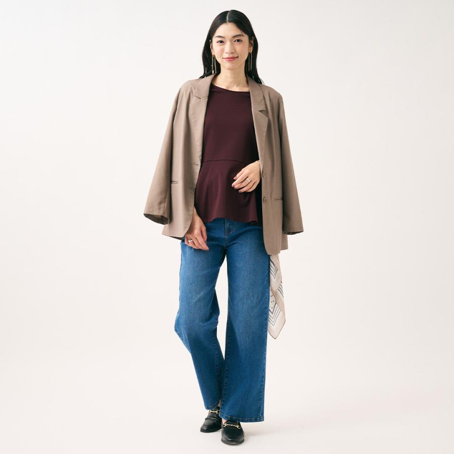 レディース アウター ジャケット シングル シャツジャケット 薄手 羽織り ウォッシャブル 秋 おしゃれ 通販|シングルブレストシャツジャケット KEYUCA(ケユカ) | KEYUCA | 07
