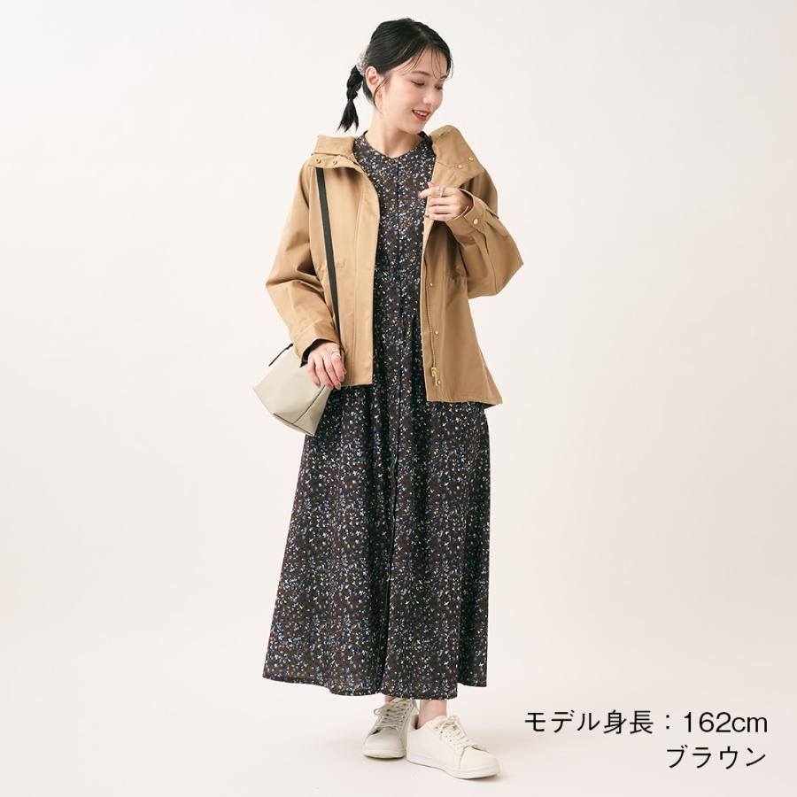 レディース ワンピース ワンピ プリント ギャザー スッキリ見え ウォッシャブル 秋 おしゃれ 通販|ベルテッドプリントワンピース KEYUCA(ケユカ) | KEYUCA | 07
