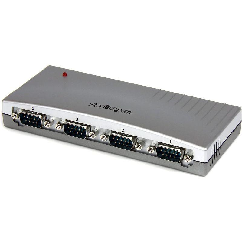 StarTech.com 4ポート USB-RS232C変換ハブ USB2.0-シリアル (x 4) コンバータ/変換アダプタ USB A USB com 4ポート RS232C変換ハブ USB2 シリアル コンバータ/変換アダプタ