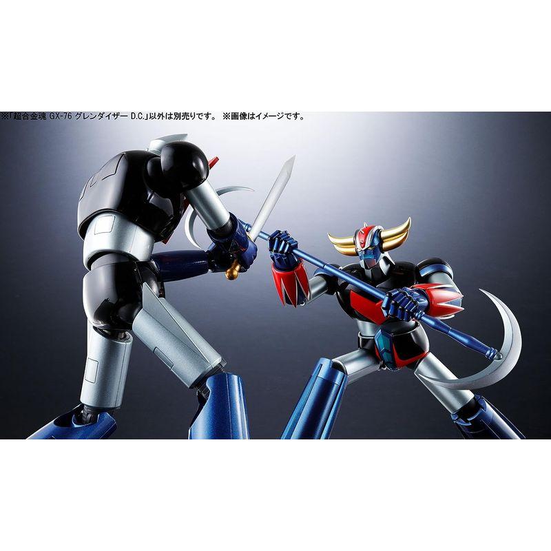 超合金魂 UFOロボ グレンダイザー GX-76 グレンダイザーD.C. 約185mm ABS&ダイキャスト&PVC製 塗装済み可動フィギュ 約185mm UFOロボ グレンダイザー GX グレンダイザーD ABS&ダイキャスト&PVC製 塗装済み可動フィギュ