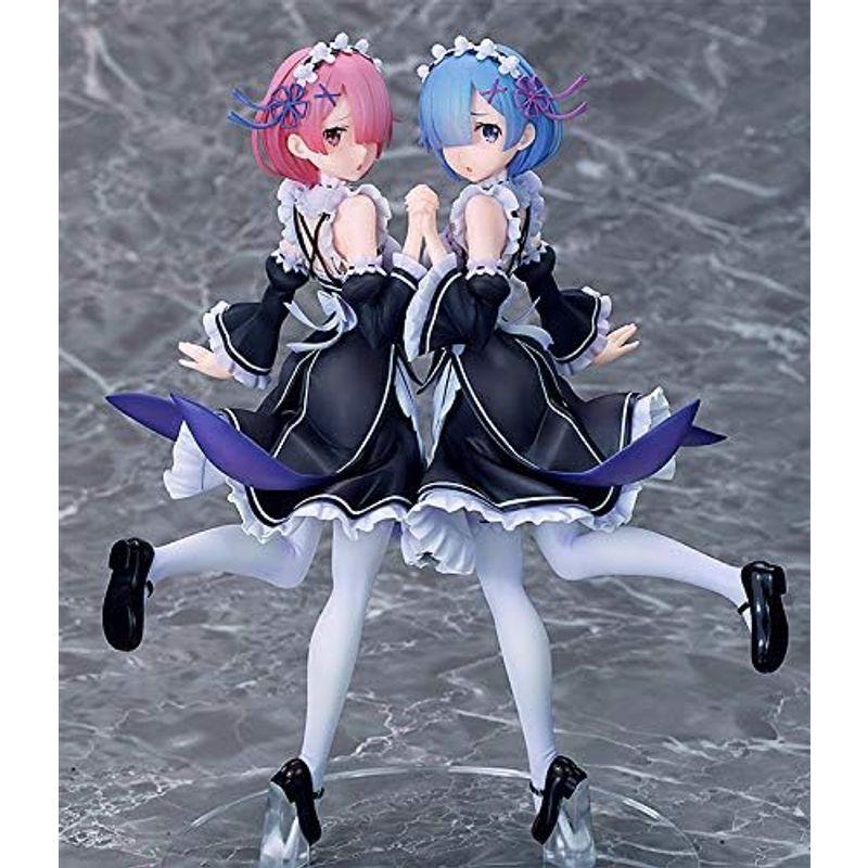 Re:ゼロから始める異世界生活 レム&ラム Twins Ver. 1/7スケール PVC製 塗装済み完成品フィギュア Ver. PVC製 1/7スケール Twins 塗装済み完成品フィギュア Re:ゼロから始める異世界生活 レム&ラム