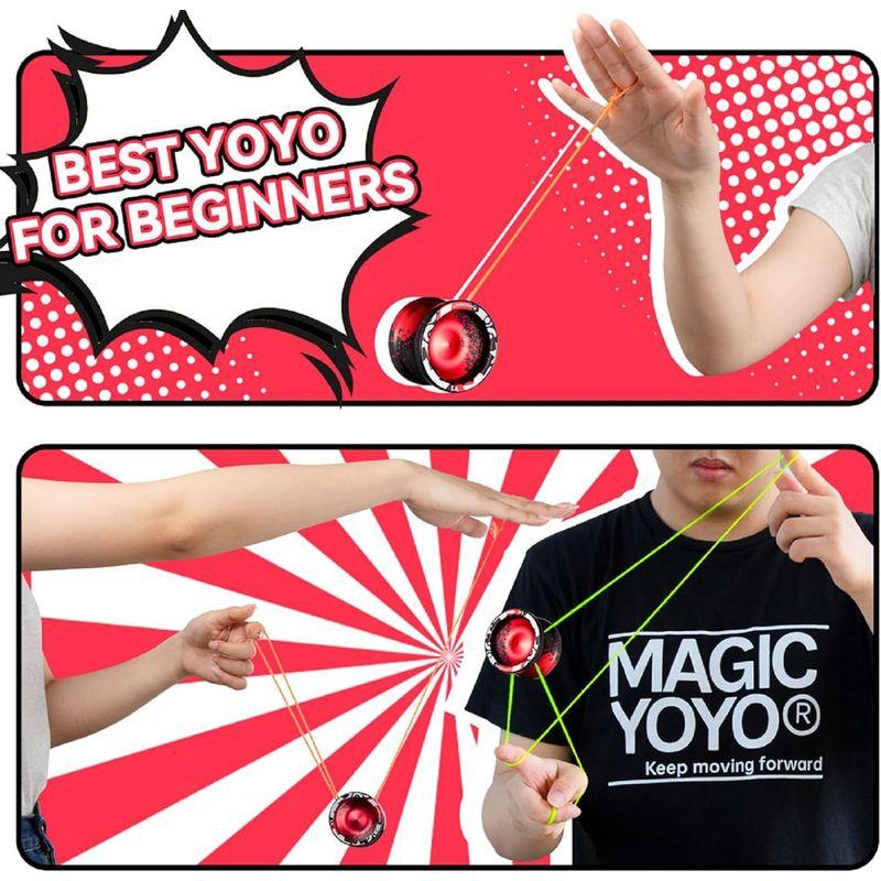 MAGICYOYO プロフェッショナル レスポンシブ ヨーヨー V3 メタルヨーヨー 子供用 初心者用 合金ヨーヨー 大人用 KKベアリング｜keywest-store｜02