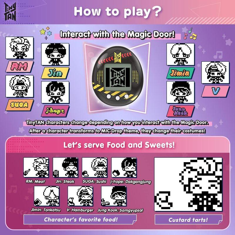 たまごっち TinyTAN HugmyTamagotchi Suga ver. ビニールフィギュア (88875)｜keywest-store｜06