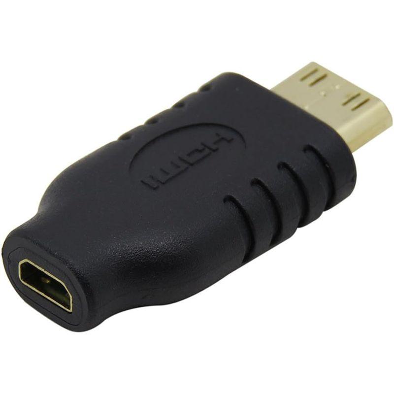 CYマイクロHDMIタイプDソケットメスto Mini HDMI 1.4オスタイプCアダプタ変換装置｜keywest-store｜02