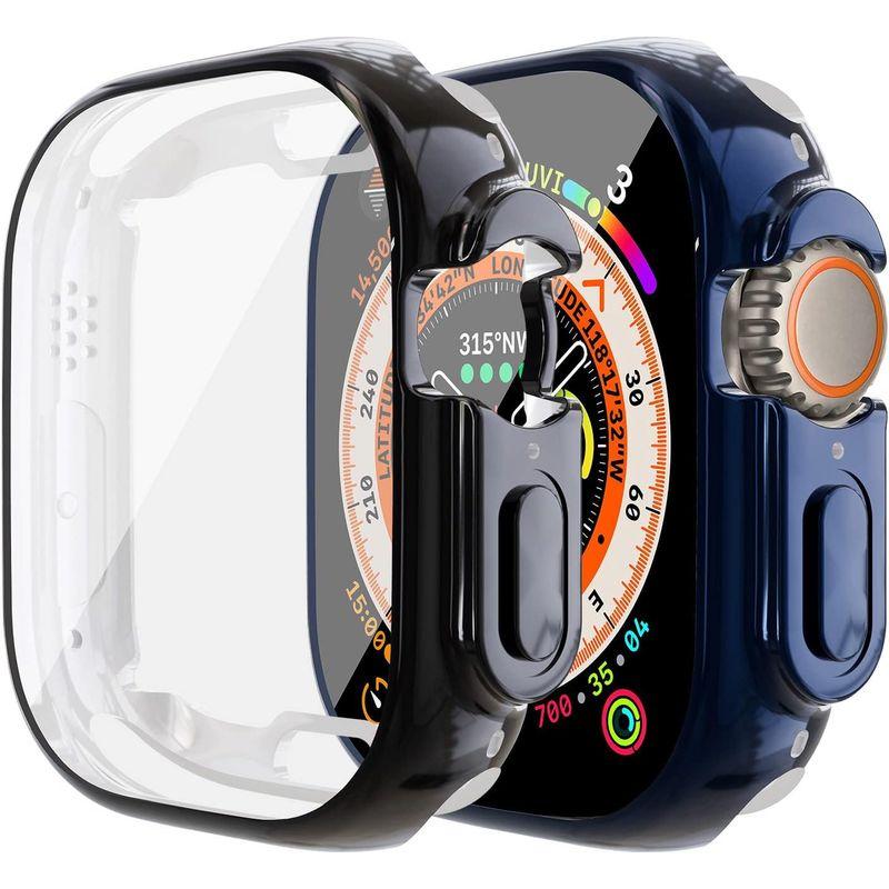 2枚 Apple Watch Series 8 Ultra 49mm用TPUケースとスクリーンプロテクター 、Apple Watch 8 U｜keywest-store｜04