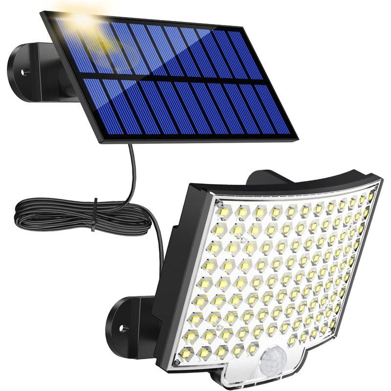センサーライト ソーラーライト ，MPJ 106 LED超高輝度ソーラーライトモーションディテクター（5Mケーブル）付き 防水 防犯 自動点｜keywest-store｜02