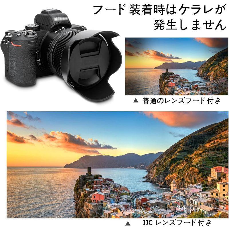JJC HB-112 レンズフード 可逆式 Nikon NIKKOR?Z?DX?12-28mm?f/3.5-5.6?PZ?VR レンズ 用｜keywest-store｜02