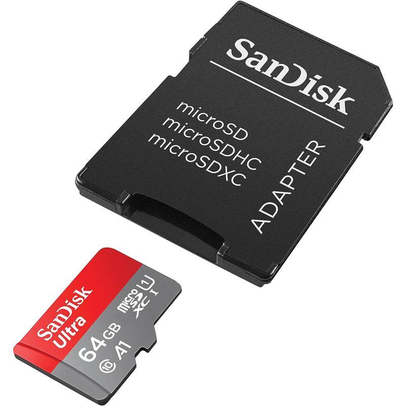 SanDisk (サンディスク) 64GB Ultra microSDHC UHS-I メモリーカード アダプター付き - 120MB/s｜keywest-store｜02