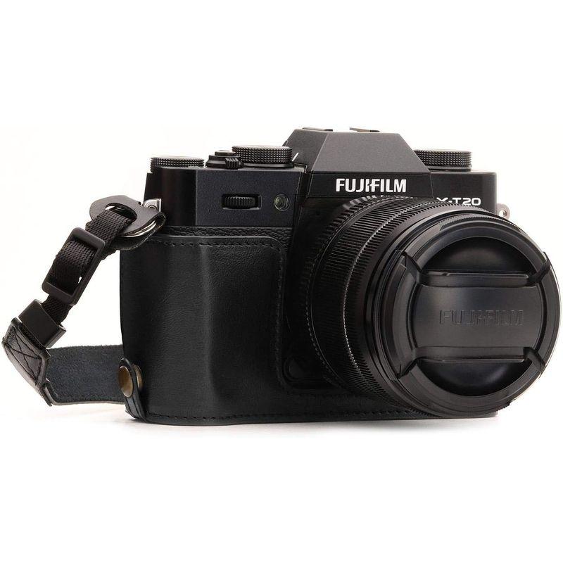 MegaGear Fujifilm X-T20, X-T10 Ever Ready(エヴァーレディー) レザー カメラ ハーフ ケース＆スト｜keywest-store｜03