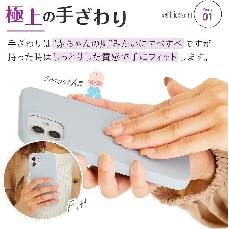 MINTY iPhone XR ケース シリコン 耐衝撃 指紋防止 コーラルオレンジ｜keywest-store｜06