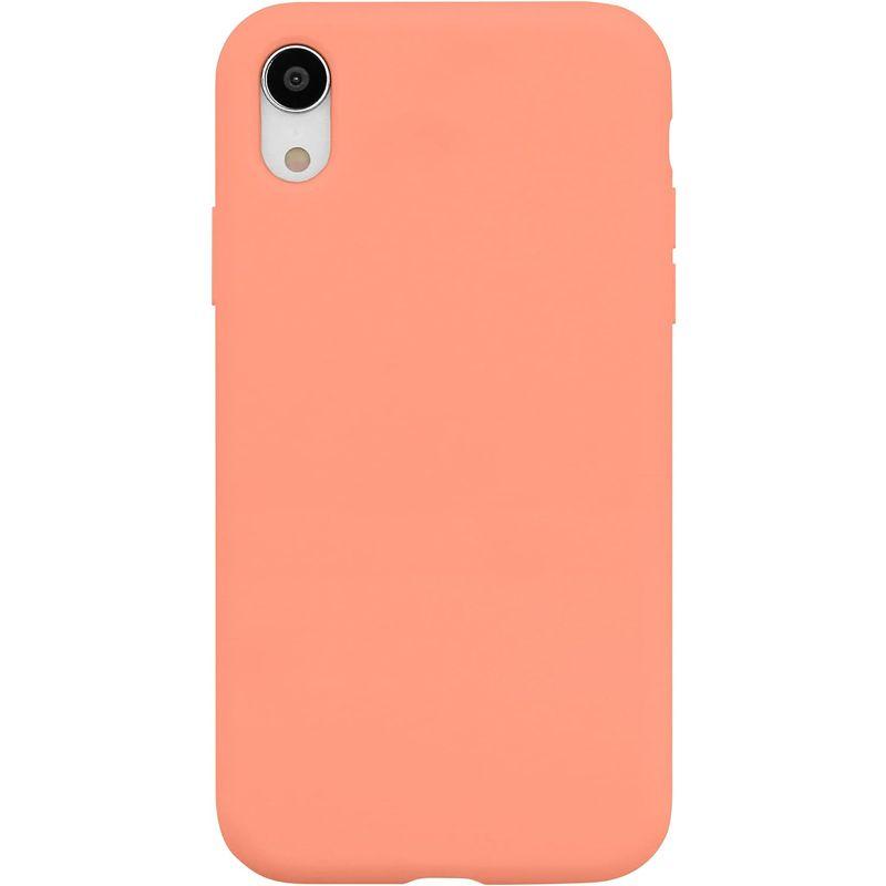 MINTY iPhone XR ケース シリコン 耐衝撃 指紋防止 コーラルオレンジ｜keywest-store｜07